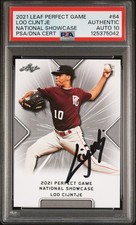 2021 Leaf Perfect Game #64 Loo Cijntje Signed Autographed PSA 10 Jurrangelo Auto