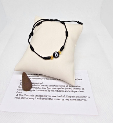 PULSERA 7 NUDOS NEGRO / 7 KNOT BRACELET PARA PROTECCION CONTRA MAL ENVIDIA