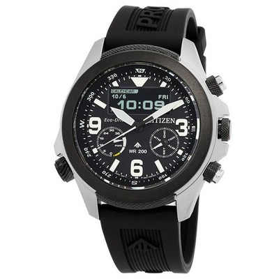 Citizen Promaster Land Chronograph Analog-Digital Black Dial Men's