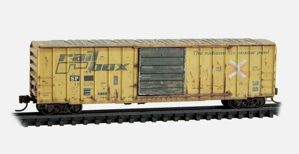 Southern Pacific ex-Railbox 50' Ribside Boxcar Micro-Trains #025 44 441 ...