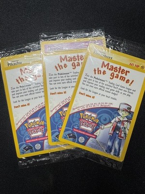 Pokemon Electabuzz Pikachu Mewtwo Black Star Promo WOTC Sealed Master The Game