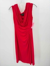 Pre-Owned Lauren Red Size 2 Short Sleeveless Dress