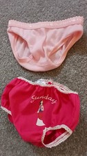 Build a Bear Workshop Pink  Dark Pink Sunday Underwear EUC
