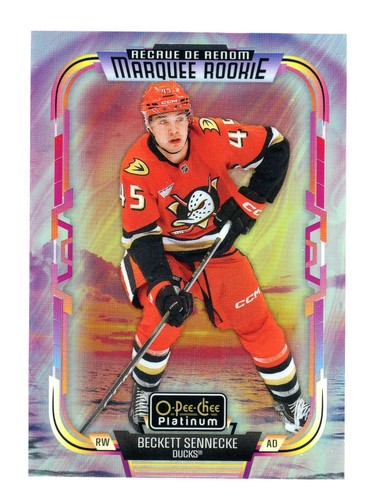 2025-26 Upper Deck OPC Platinum Marquee Rookie Sunset Beckett Sennecke #269 - Bild 1 von 3