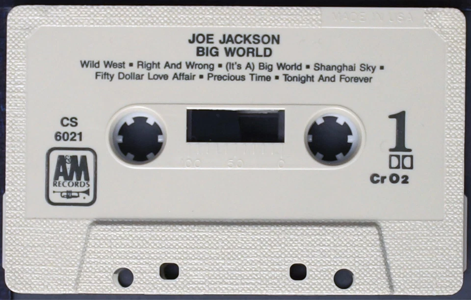 Joe Jackson - Big World - MC Cassette [NH16050] USA - Image 3 of 4