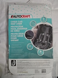 BABY SEAT LINER, BLUE STARRY PRINT COTTON UNIVERSAL SOFT BABY-FRIENDLY AUTOCRAFT