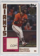 2019 Topps 1984 Baseball Relics 150th Anniversary 101/150 Brandon Crawford 13iq