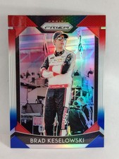 2019 Panini Prizm Red White & Blue Prizm Brad Keselowski #2 NASCAR Racing Card