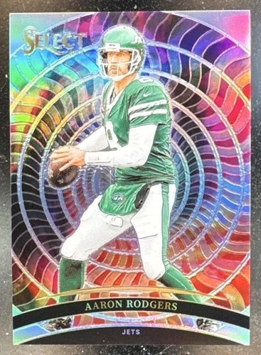 2024 Panini Select Aaron Rodgers #18 Color Wheel SSP Jets