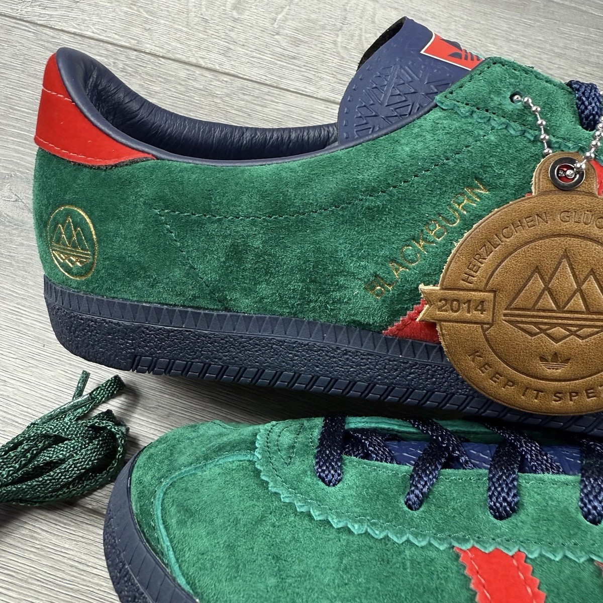 Adidas Blackburn SPZL / Spezial Decade 'Green / Red' - Size UK 11