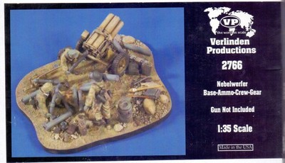 Verlinden 2766 - Nebelwerfer - Basis - Crew - Ausrüstung und Nebelwerfer
