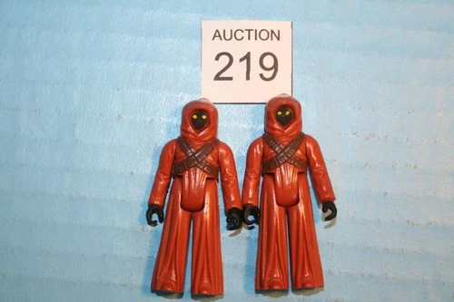 #219 VINTAGE STAR WARS LOOSE FIGURES 2 PACK JAWA GMFGI 1977 HK KENNER