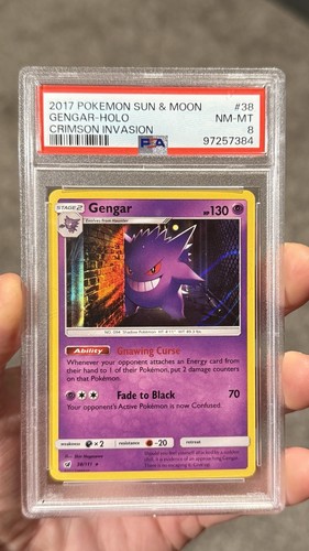 Gengar graded PSA 8 for sale on eBay
