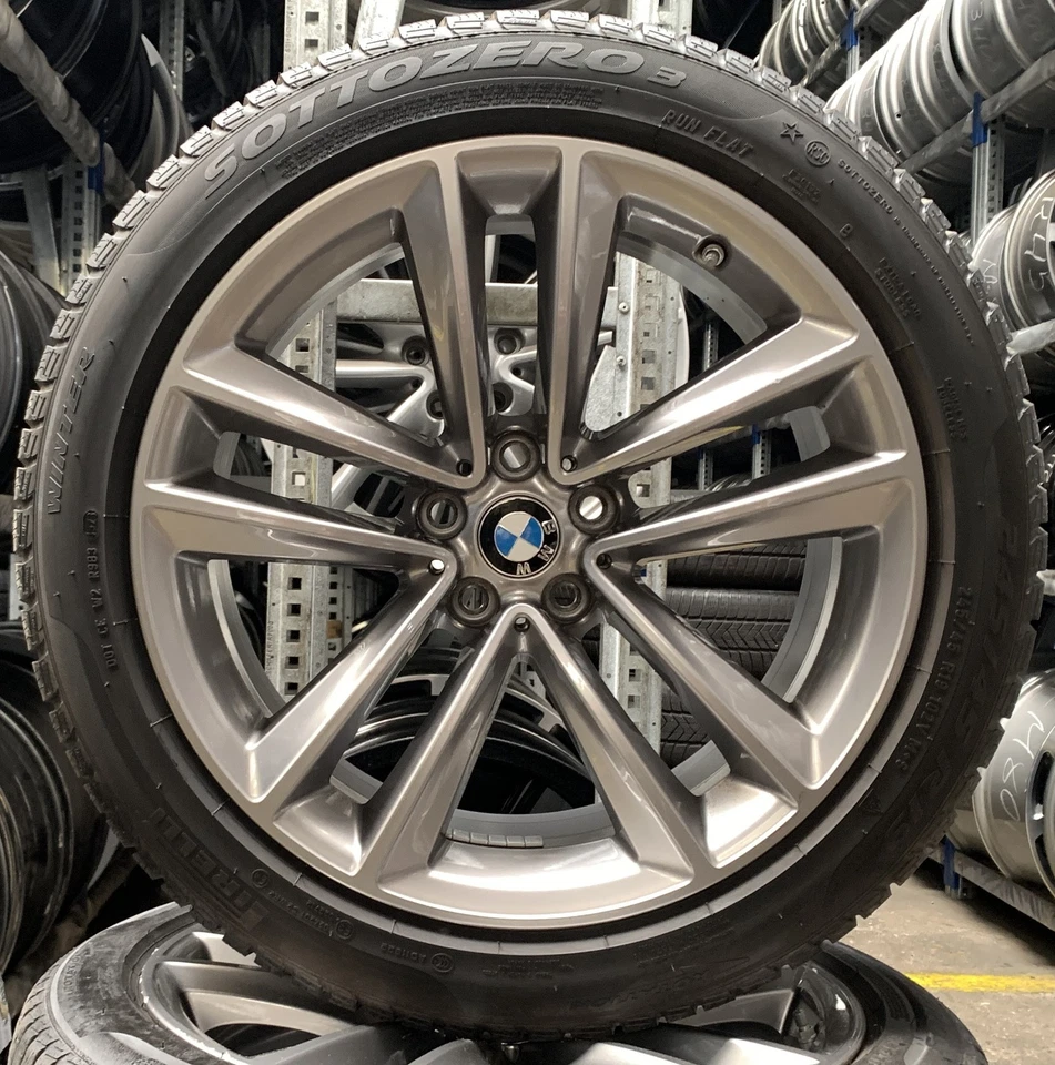 4 Orig BMW Winterräder Styling 630 245/45 R19 102V 6er G32 7er G11/12 6881665 35 - Bild 2 von 3