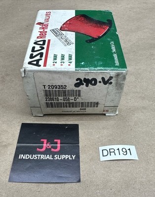 ASCO 238610-058-D MP-C-080 Red-Hat Solenoid Coil 208-220/240V - NEW IN BOX