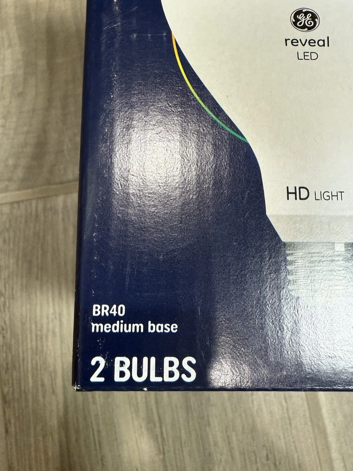 GE Reveal LED BR40 Indoor Floodlight Bulbs 1000 Lumens 13.5W Dimmable 2-Pack - Image 4 of 4
