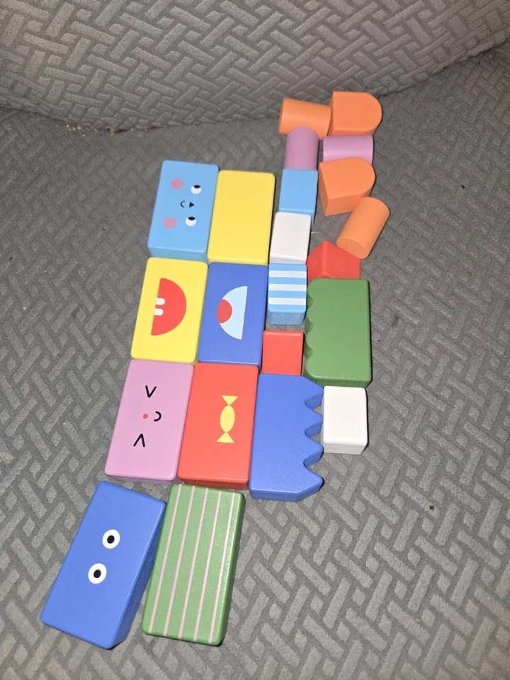 Kirkland Stack & Mix Wooden Building Blocks Complete Set - Image 3 of 3