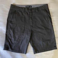 O'Neill Shorts Men's 32 Charcoal Tailored Fit Casual Comfort Pockets