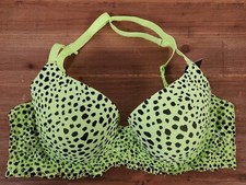 T-Shirt Bra 32 34 36 Lime Green Black Converts to Racerback No Boundaries