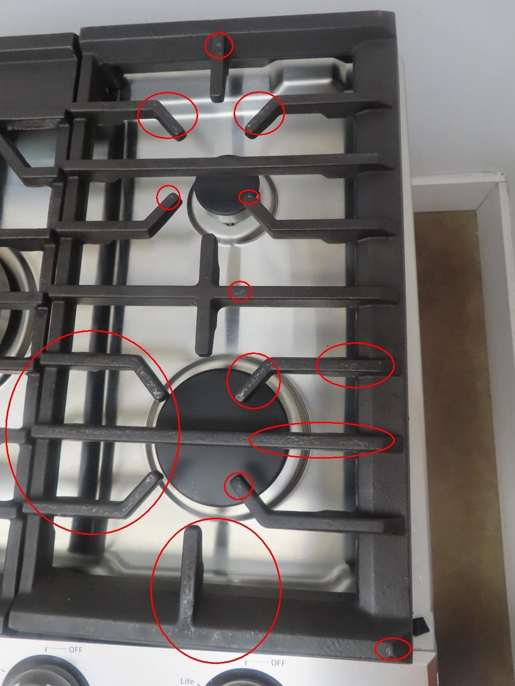 Samsung NA30N6555TS 30" Gas Cooktop with 5 Sealed Burners, 19K Power