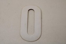 OLD MID SCHOOL BMX NUMBER PLATE STICKER DECAL - 6" - STOCK B - 24