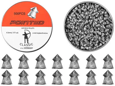 Lorglass Diabolo Spitzkugel 4,5 mm 500 Stk. Metall