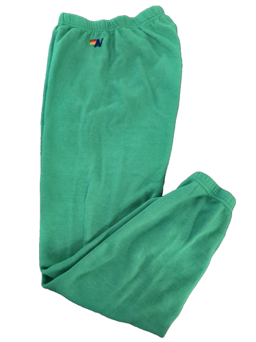 NWOT Aviator Nation Logo Sweatpant Kelly Green Color Size Small