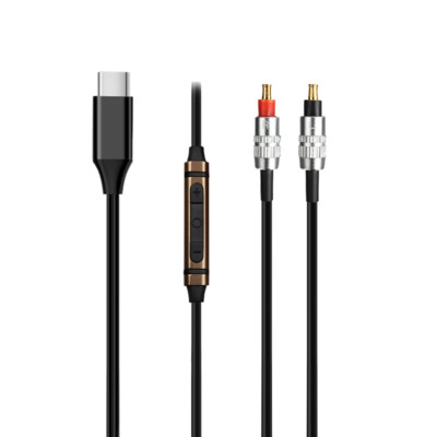 USBC Audio Cable with Mic For audio-technica ATH-AWKT AWAS WP900 ATH-ADX5000