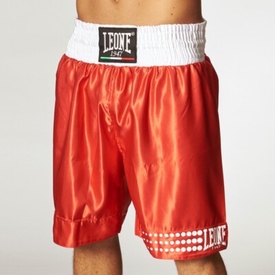 Pantaloncini Da Boxe LEONE 1947 - Unisex Adulto, Satin, Libertà Di Movimento - Foto 5