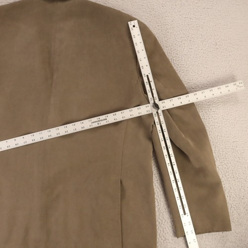 Andrew Fezza Jacket 2XL Brown Beige End on End Polyester Blazer Sport Coat 52R - Picture 13 of 14