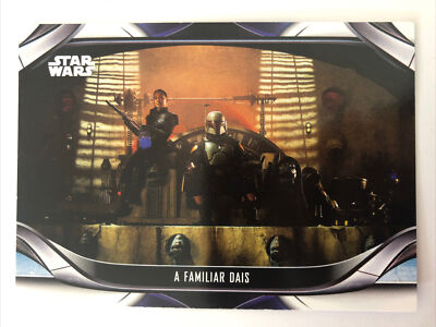 The Mandalorian Star Wars Topps Trading Card A Familiar Dais 156