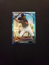 2016 Bowman Chrome Prospects Blue Refractor /150 John Norwood #BCP27