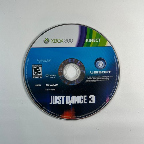 Just Dance 3 Microsoft Xbox 360 Videospiel Ubisoft - NUR DISC