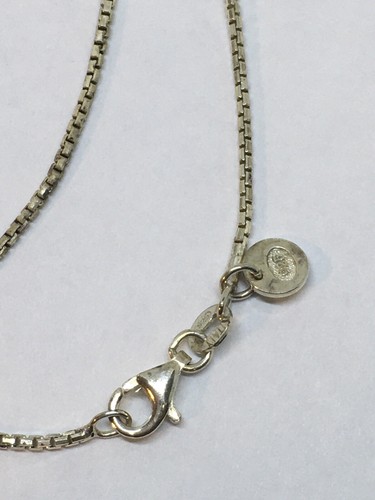 Sterling Silver 18” Topaz Pendant Necklace 6 Grams (1-17) - Picture 3 of 4
