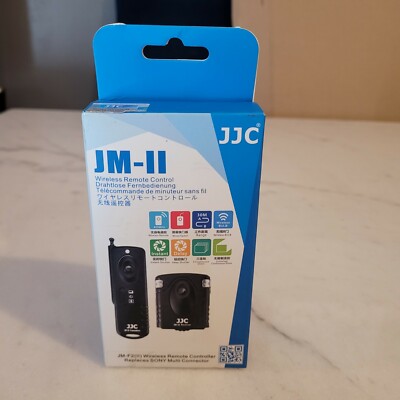 JJC RF Wireless Remote Control commander Shutter Cord for Sony A7 III A7R IV