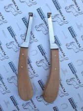 Hoof Knife Narrow Blade Set of Right  Left Handed