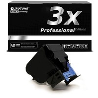 3X Eurotone Pro Toner C13S050750 Schwarz Alternative F�R Epson S050750