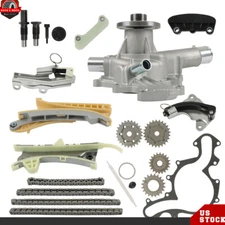 Timing Chain Kit w/ Gears & Water Pump Kit For Ford Mazda Mercury V6 SOHC 4.0L
