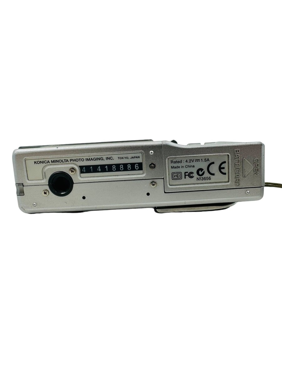 Konica Minolta Dimage G530 Digital Camera Silver UNTESTED 618 | eBay