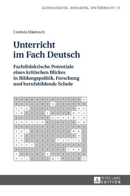 Cordula Häntzsch Unterricht im Fach Deutsch (Hardback) (UK IMPORT)