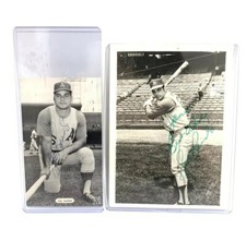 Signed Sal Bando JD McCarthy 3.25 x 5.5 Oakland A's Postcard 1972 & 5 x 7 Photo