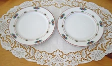 Vintage Syracuse China O.P.CO. CANTERBURY 6 1/4" Plates ~ Set of 2 ~ 