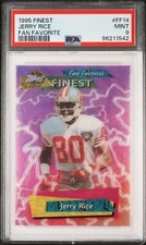 1995 FINEST FAN FAVORITE FF14 JERRY RICE HOF PSA 9  4743