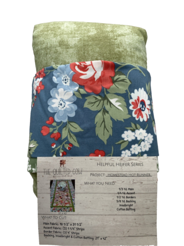 The Quilted Cow Helpful Heifer Homestead Hot Runner Quilting Kit NEW