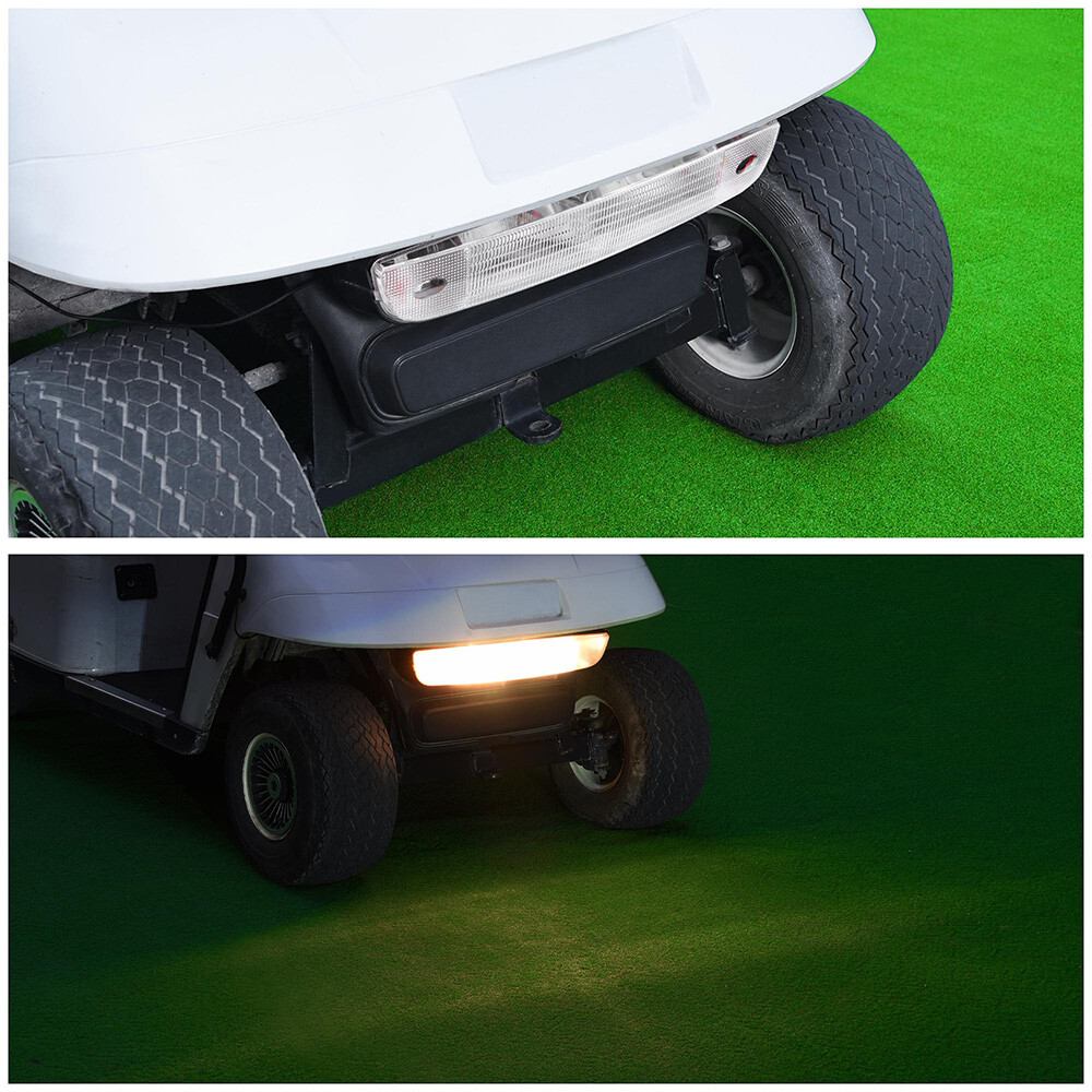 Club Car EZGO TXT Golf Cart Halogen Headlight Bar Light LED Taillights