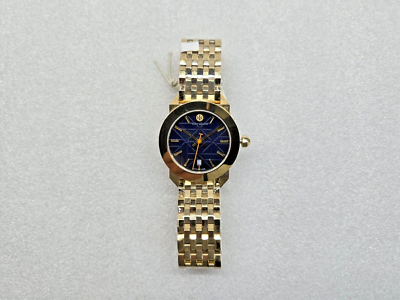 Tory Burch Whitney Navy Dial Yellow Gold-tone Ladies Watch TB8003