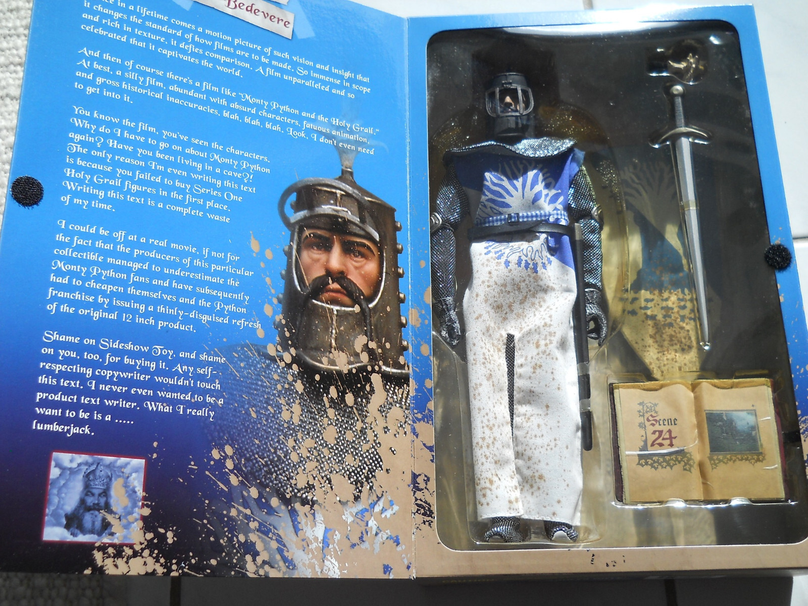 Thumbnail - Monty Python & The Holy Grail - Sir Bedevere - Sideshow Toy™ (2002)