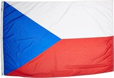Annin Flagmakers Czech Republic Flag USA-Made 4X6' Feet 192049 OPEN BOX DISCOUNT