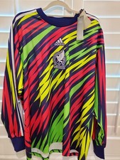 Adidas 2022-23 Mexico Goalkeeper Icon Jersey Mens Size Large