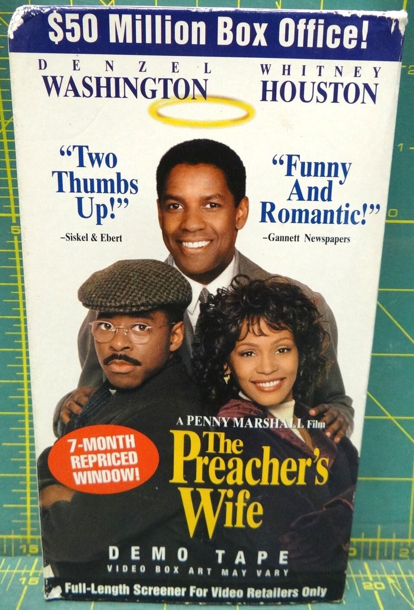 The Preacher's Wife Demo Tape VHS Tape Denzel Washington Whitney